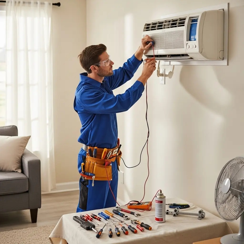 Köprübaşı Termoteknik Termoteknik klima gaz dolumu ve bakım – Enerji verimliliği artırıldı. - Teknik servis örneği